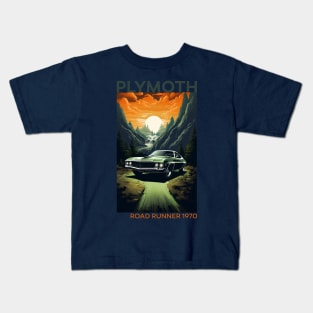 Roaring Resurrection: The 1970 Plymouth Road Runner Revival Kids T-Shirt